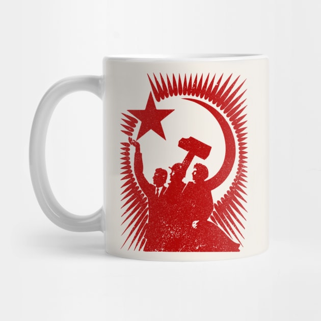 Soviet Propaganda Poster (Red) by n23tees